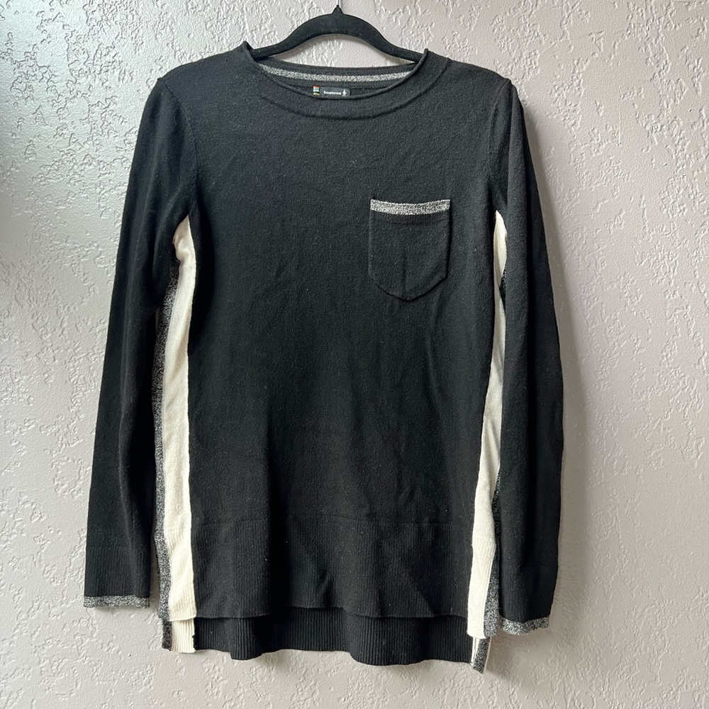 Smartwool Black and Gray Sweater